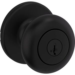 Kwikset 94002-950 Cove Door Knob - Entry - Matte Black - Door Knob Kwikset 94002-950 Cove Door Knob - Entry - Matte Black - Door Knob