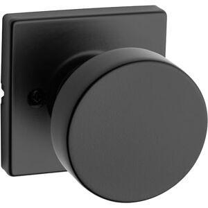 Kwikset 97402-854 Pismo Keyed Entry Door Knob - Modern, Black Kwikset 97402-854 Pismo Keyed Entry Door Knob - Modern, Black