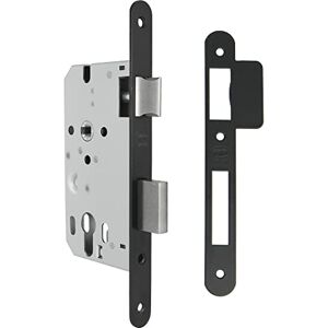Amig 332 Door Lock - Reversible Handle, Steel Latch, Matte Black - Door Lock Amig 332 Door Lock - Reversible Handle, Steel Latch, Matte Black - Door Lock
