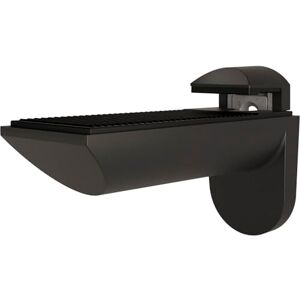 ITALIANA FERRAMENTA Italiana 16102020EC Shelf Support 7-41 Black Pair of Cayman Wall Brackets for Glass, Wood and Plastic Material Thickness 7-41 mm Shelf Brackets Die-Cast Zinc Matte Black ITALIANA FERRAMENTA Italiana 16102020EC Shelf Support 7-41 Black Pair of Cayman Wall Brackets for Glass, Wood and Plastic Material Thickness 7-41 mm Shelf Brackets Die-Cast Zinc Matte Black