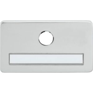 MARCHESI Silver Spy Name Plate - Door Sign, 14mm Hole MARCHESI Silver Spy Name Plate - Door Sign, 14mm Hole