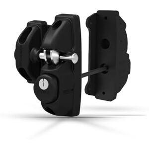 Microsoft Safetech Hardware Two Sided Gate Latch - Gate Lock with 2 Hooks Microsoft Safetech Hardware Two Sided Gate Latch - Gate Lock with 2 Hooks