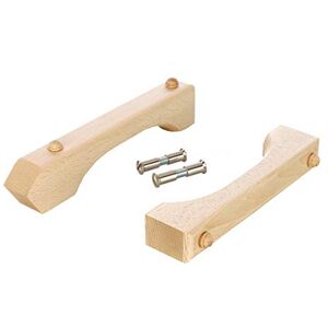 Eliga Sada door handle natural wood suitable for rolling lock for glass doors - Door Hardware Eliga Sada door handle natural wood suitable for rolling lock for glass doors - Door Hardware