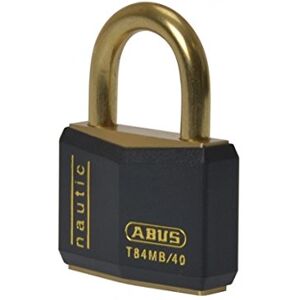 ABUS 24728 Nautic Inox Series Solid Brass Padlock with 8401 Alike Keyed Black ABUS 24728 Nautic Inox Series Solid Brass Padlock with 8401 Alike Keyed Black