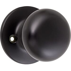 Design House 778928 Cambridge Dummy Door Knob for Closet, Matte Black Design House 778928 Cambridge Dummy Door Knob for Closet, Matte Black