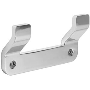 TATAY Double Hook Collection Flat, Made of Aluminum, Color Silver. Measurements 10x2.2x5.3 cm TATAY Double Hook Collection Flat, Made of Aluminum, Color Silver. Measurements 10x2.2x5.3 cm