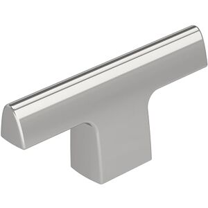 Amerock Cabinet Knob Polished Chrome 2-1/2 inch (64 mm) Length Riva 1 Pack Drawer Knob Cabinet Hardware Amerock Cabinet Knob Polished Chrome 2-1/2 inch (64 mm) Length Riva 1 Pack Drawer Knob Cabinet Hardware
