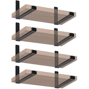 MHMYDZ Rustic Industrial Shelf Bracket - 8 Pack - Supports with Screws MHMYDZ Rustic Industrial Shelf Bracket - 8 Pack - Supports with Screws