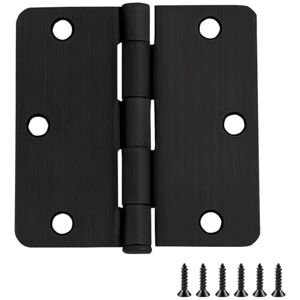 Design House 181388 Door Hinge in Oil Rubbed Bronze, 3-1/2-Inch, 1/4-inch Radius, 10-Pack, (Pack of 10) Design House 181388 Door Hinge in Oil Rubbed Bronze, 3-1/2-Inch, 1/4-inch Radius, 10-Pack, (Pack of 10)