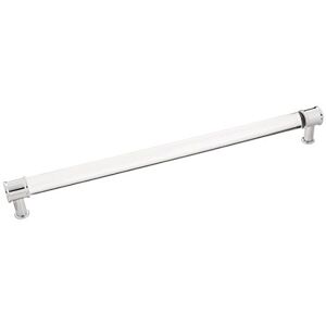 Hickory Hardware P3711-CACH Midway Pull Cabinet Knobs 12'' CC Crysacrylic with Chrome Finish Hickory Hardware P3711-CACH Midway Pull Cabinet Knobs 12'' CC Crysacrylic with Chrome Finish