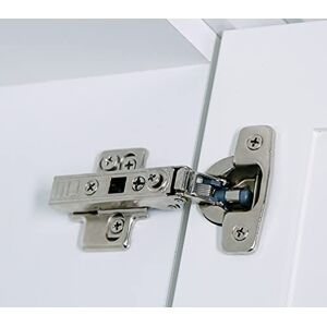 Hushed Hardware Soft Close Cabinet Hinge Set. 20 Frameless Full Overlay Cabinet Hinges for Kitchen Cabinets with Adjustable Closing Speeds. Hushed Hardware Soft Close Cabinet Hinge Set. 20 Frameless Full Overlay Cabinet Hinges for Kitchen Cabinets with Adjustable Closing Speeds.
