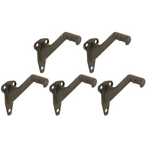 Design House 182014 Standard Handrail Bracket, 5-Pack, Oil Rubbed Bronze, Pack of of Design House 182014 Standard Handrail Bracket, 5-Pack, Oil Rubbed Bronze, Pack of of
