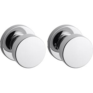 Kwikset Pismo Interior Passage Door Knob, Handle for Closet and Hallway Doors, Non-Locking Doorknob, Polished Chrome, Round Rose Kwikset Pismo Interior Passage Door Knob, Handle for Closet and Hallway Doors, Non-Locking Doorknob, Polished Chrome, Round Rose