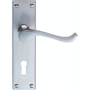 Carlisle Brass CBS54SC/BP Door Handle, Satin Chrome Carlisle Brass CBS54SC/BP Door Handle, Satin Chrome