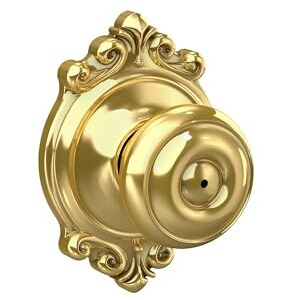 Schlage F40 GEO 605 BRK Brookshire Privacy Knob - Privacy Knob Schlage F40 GEO 605 BRK Brookshire Privacy Knob - Privacy Knob