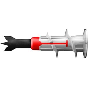 fischer DuoBlade LD, innovative self-drilling plasterboard plug, strong plug for fast and easy installation in gypsum plasterboard and fibre board, with metal tip, 40 plugs fischer DuoBlade LD, innovative self-drilling plasterboard plug, strong plug for fast and easy installation in gypsum plasterboard and fibre board, with metal tip, 40 plugs