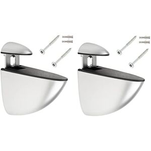 cyclingcolors 2 x Wall Shelf Brackets - Adjustable Pelican Metal Chrome - Kitchen Bathroom Furniture cyclingcolors 2 x Wall Shelf Brackets - Adjustable Pelican Metal Chrome - Kitchen Bathroom Furniture
