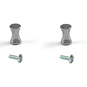 cyclingcolors - Chrome Modern Cupboard Handles - Silver - Chrome - 2 - Knob set cyclingcolors - Chrome Modern Cupboard Handles - Silver - Chrome - 2 - Knob set