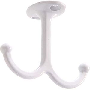 Hardware Essentials The Hillman GroupThe Hillman Group 852303 Undershelf Coat Hook- White 2-Pack Hardware Essentials The Hillman GroupThe Hillman Group 852303 Undershelf Coat Hook- White 2-Pack