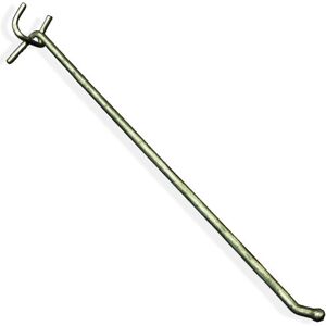 Azar Displays Azar 700812 All Wire Galvanized 12-Inch Metal Hook, 50 Count Azar Displays Azar 700812 All Wire Galvanized 12-Inch Metal Hook, 50 Count