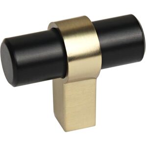 Design House 188300 Emery Cabinet Hardware, 5-Pack, Matte Black/Satin Gold Design House 188300 Emery Cabinet Hardware, 5-Pack, Matte Black/Satin Gold