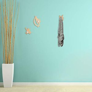 L:A:S W-KIT-402 Natural Wood 13x19 Coat Rack L:A:S W-KIT-402 Natural Wood 13x19 Coat Rack