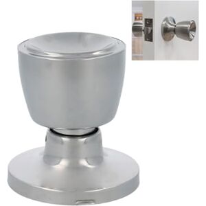 Amig Passage Knob Model 601 Double-Sided Handle for Interiors Easy Installation Multi-Purpose: Home and Office, Polished Chrome, Latch 60/70 mm, Brass Amig Passage Knob Model 601 Double-Sided Handle for Interiors Easy Installation Multi-Purpose: Home and Office, Polished Chrome, Latch 60/70 mm, Brass