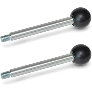Ganter Normelemente GN 310-14-200-A-ZB Ball knobs Steel, Rod Diameter D1: 14 mm, Länge l: 200mm, Set of 2 Pieces Ganter Normelemente GN 310-14-200-A-ZB Ball knobs Steel, Rod Diameter D1: 14 mm, Länge l: 200mm, Set of 2 Pieces