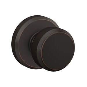 SCHLAGE F170 BWE 716 GSN Greyson Collection Bowery Dummy Trim Knob, Aged Bronze SCHLAGE F170 BWE 716 GSN Greyson Collection Bowery Dummy Trim Knob, Aged Bronze