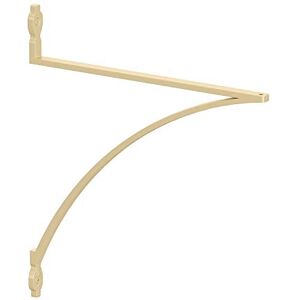 Knape & Vogt 10.25 in. D x 0.65 in. W x 11.30 in. H Satin Gold, Cast Zinc, Decorative Shelf Bracket, 100 lbs Knape & Vogt 10.25 in. D x 0.65 in. W x 11.30 in. H Satin Gold, Cast Zinc, Decorative Shelf Bracket, 100 lbs