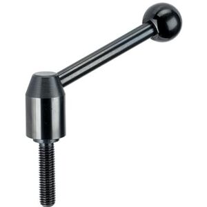 Halder 24440.0220 Adjustable Tension levers/with Screw, Steel, matt, d1=24 mm / d2=M10 / l1=16 mm/Stahl Halder 24440.0220 Adjustable Tension levers/with Screw, Steel, matt, d1=24 mm / d2=M10 / l1=16 mm/Stahl