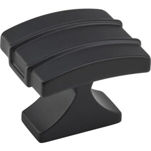 Amerock Cabinet Knob Matte Black 1-1/2 inch (38 mm) Length Davenport 1 Pack Drawer Knob Cabinet Hardware Amerock Cabinet Knob Matte Black 1-1/2 inch (38 mm) Length Davenport 1 Pack Drawer Knob Cabinet Hardware