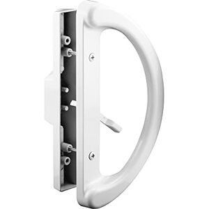Prime-Line C 1225 White Mortise Sliding Door Handle Set - Reversible & Easy Install Prime-Line C 1225 White Mortise Sliding Door Handle Set - Reversible & Easy Install