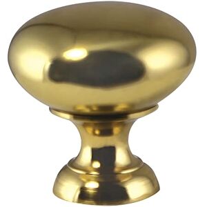 Design House 564591 Mushroom Cabinet Knob in Polished Brass, 5-Pack, Pack of 5 Design House 564591 Mushroom Cabinet Knob in Polished Brass, 5-Pack, Pack of 5