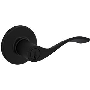 Kwikset Balboa Keyed Entry Lever Featuring SmartKey Security™ in Matte Black Kwikset Balboa Keyed Entry Lever Featuring SmartKey Security™ in Matte Black