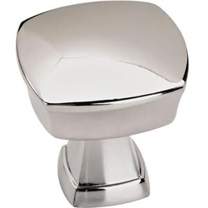Amerock Cabinet Knob Polished Chrome 1-1/4 inch (32 mm) Length Stature 10 Pack Drawer Knob Cabinet Hardware Amerock Cabinet Knob Polished Chrome 1-1/4 inch (32 mm) Length Stature 10 Pack Drawer Knob Cabinet Hardware