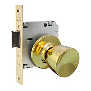 Tesa Assa Abloy Mortice Knob Set Tulipa Function, 20, Polished Brass Tesa Assa Abloy Mortice Knob Set Tulipa Function, 20, Polished Brass