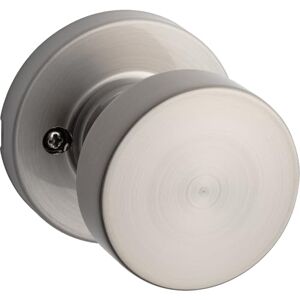 Kwikset Pismo Dummy Door Knob - Interior, Satin Nickel, Modern Kwikset Pismo Dummy Door Knob - Interior, Satin Nickel, Modern