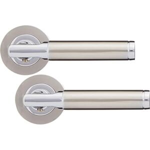 Carlisle Brass GK006SNCP/INTB Handle Set - Satin Nickel/Polished Chrome Carlisle Brass GK006SNCP/INTB Handle Set - Satin Nickel/Polished Chrome