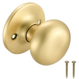 Design House 726950 Cambridge Dummy Door Knob Satin Gold Design House 726950 Cambridge Dummy Door Knob Satin Gold