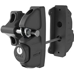 Microsoft Safetech Hardware Two Sided Gate Latch - Gate Lock with 2 Hooks Microsoft Safetech Hardware Two Sided Gate Latch - Gate Lock with 2 Hooks
