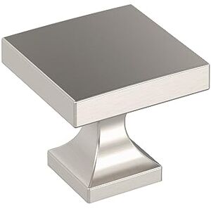 Amerock 10BX37024G10 Satin Nickel Cabinet Knob 1-1/16 inch (27mm) Length 10 Pack Pedestal Furniture Hardware Amerock 10BX37024G10 Satin Nickel Cabinet Knob 1-1/16 inch (27mm) Length 10 Pack Pedestal Furniture Hardware