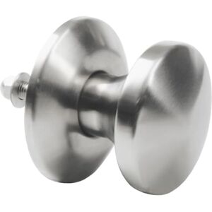 Amig - Fixed Door Knob - Stainless Steel - Classic Round Design - Easy Installation - Interior Doors Amig - Fixed Door Knob - Stainless Steel - Classic Round Design - Easy Installation - Interior Doors