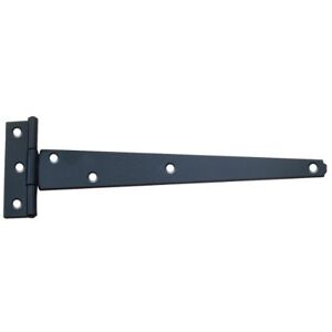 Carlisle Brass ITH450BLK/RP 450mm Tee Hinge c/w Screws (Pair) -Retail Pack, Black Carlisle Brass ITH450BLK/RP 450mm Tee Hinge c/w Screws (Pair) -Retail Pack, Black