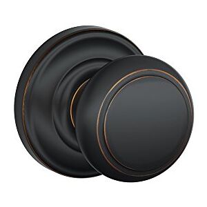 Schlage Andover Dummy Knob - Aged Bronze - Door Knob - Security Schlage Andover Dummy Knob - Aged Bronze - Door Knob - Security