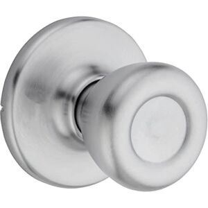 Kwikset Tylo Interior Passage Door Knob, Handle for Closet and Hallway Doors, Non-Locking Doorknob, Satin Chrome, 1 Count (Pack of 1) Kwikset Tylo Interior Passage Door Knob, Handle for Closet and Hallway Doors, Non-Locking Doorknob, Satin Chrome, 1 Count (Pack of 1)