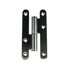 DESIGN-MAT Stainless Steel Hinge Satin Brush Left 110 x 55 x 2.5 mm DESIGN-MAT Stainless Steel Hinge Satin Brush Left 110 x 55 x 2.5 mm