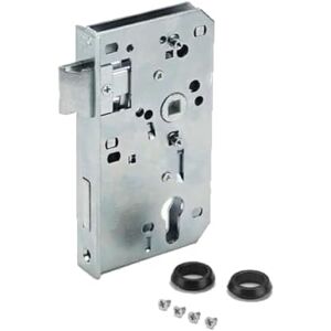 AMF 567276 Replacement 140U Case 40 mm, Backset 60 mm, Galvanised Steel Mortice Lock, Reversible Latch Head, 3 mm Protruding, Prepared for Profile Cylinders, Silver AMF 567276 Replacement 140U Case 40 mm, Backset 60 mm, Galvanised Steel Mortice Lock, Reversible Latch Head, 3 mm Protruding, Prepared for Profile Cylinders, Silver