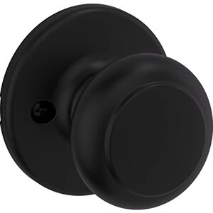 Kwikset 94880-615 Cove Collection Door Knobs, Matte Black, 1 Pack Kwikset 94880-615 Cove Collection Door Knobs, Matte Black, 1 Pack