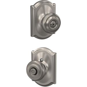 Schlage F40 GEO 619 CAM Camelot Georgian Privacy Knob - Privacy Knob Schlage F40 GEO 619 CAM Camelot Georgian Privacy Knob - Privacy Knob